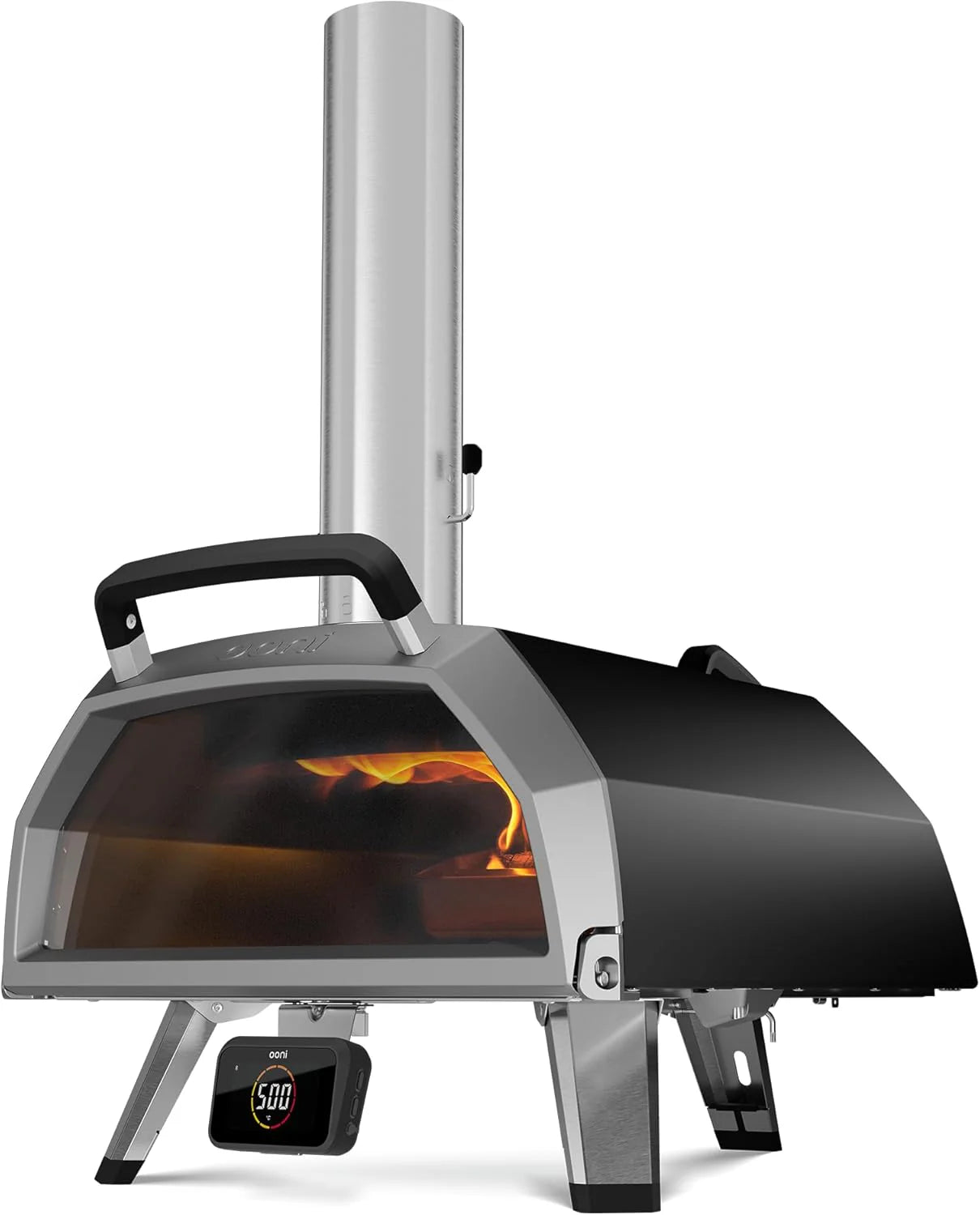 Ooni Karu 2 Pro Multi-Fuel Draagbare Pizzaoven - Outdoor Houtgestookte Pizza Maker met Steen  Thermometer - 16 Inch Oven voor Achtertuin Koken(Karu 2 Pro)