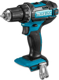 Makita DHP482RFX9 slagboorschroevendraaier 18 V/3,0 Ah, 2 accu's plus oplader in aluminium koffer, petrol, 96-delig. Accessoireset(Accu-slagboorschroevendraaier/Single)