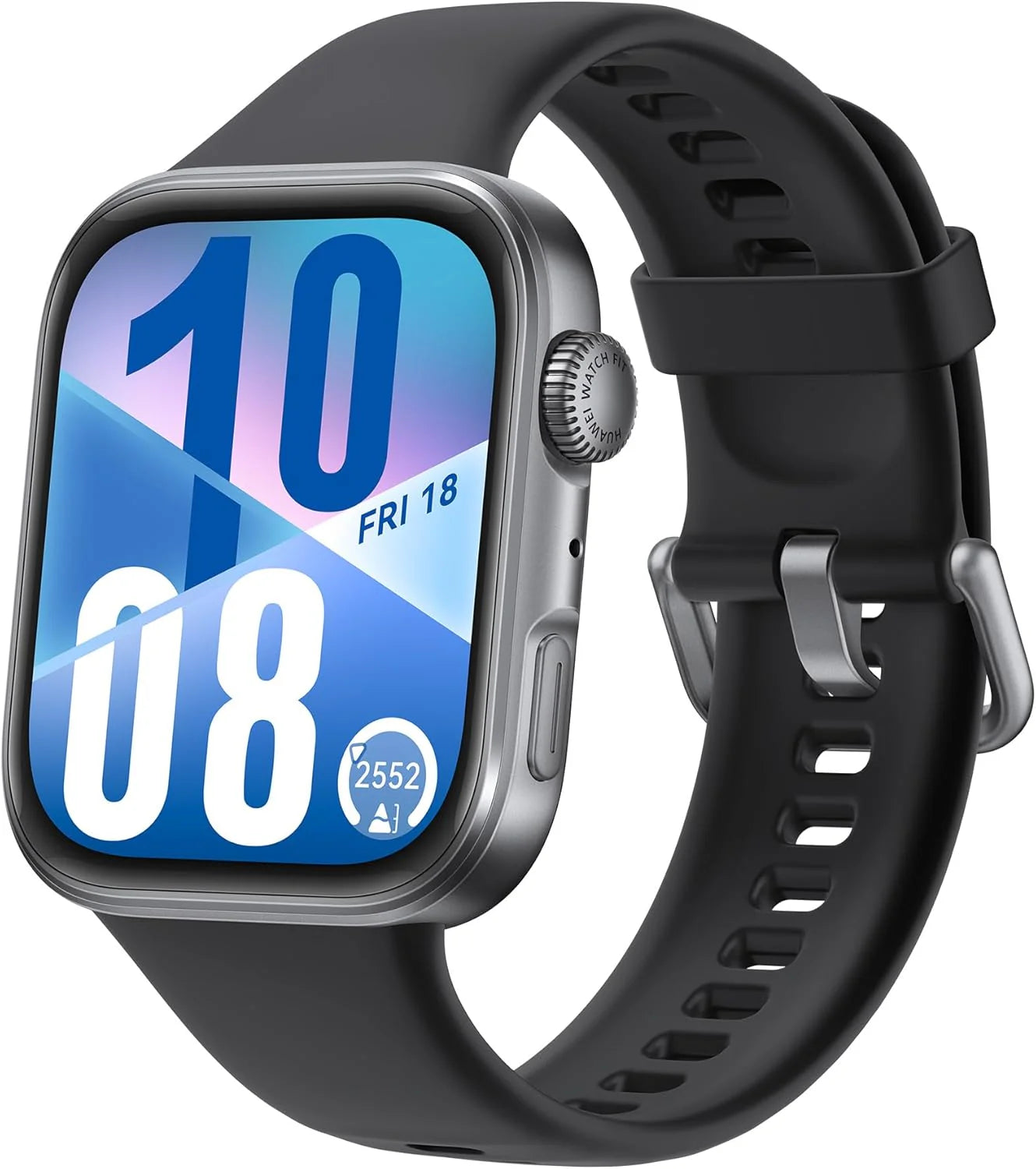 HUAWEI WATCH FIT 4 Pro Smartwatch, Ultradun, 1.82" Saffierglas, Titaniumlegering rand, Gezondheidsbeheer, ECG, Tot 10 dagen batterijduur, Voor Android en iOS, Verlengde garantie van 6 maanden, Zwart(Zwart/FIT 4/Standalone Watch)
