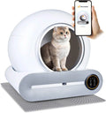 Viervoeter Kattenbak zelfreinigend – Automatische Kattenbak – Bedienen via App – 65L