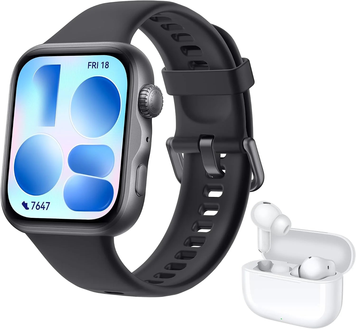 HUAWEI WATCH FIT 5 Pro Smartwatch, GPS, ECG, 1.92′′ Saffierglas Display, NFC Betalingen, Buitensporten, Gezondheidsmonitoring, Lange batterijduur, 5 ATM waterdichtheid, Voor iOS en Android, Oranje(FIT 5/Set met FB SE 4 Beige/Zwart)