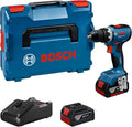 Bosch Professional 18V System accuschroefboormachine GSR 18V-65 (borstelloze motor, koplengte 166, incl. 2 x GBA 18V 5.0Ah-accu's, oplader GAL 18V-40, L-BOXX)