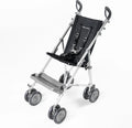 Maclaren Major Elite Kinderwagen voor Gehandicapten  Accessoire Bundel * Kinderwagen voor Oudere Kinderen met Speciale Behoeften tot 50 kg (110 lbs) * Paraplu Opvouwbaar *(Zacht Blauw/Marineblauw)(Zwart)