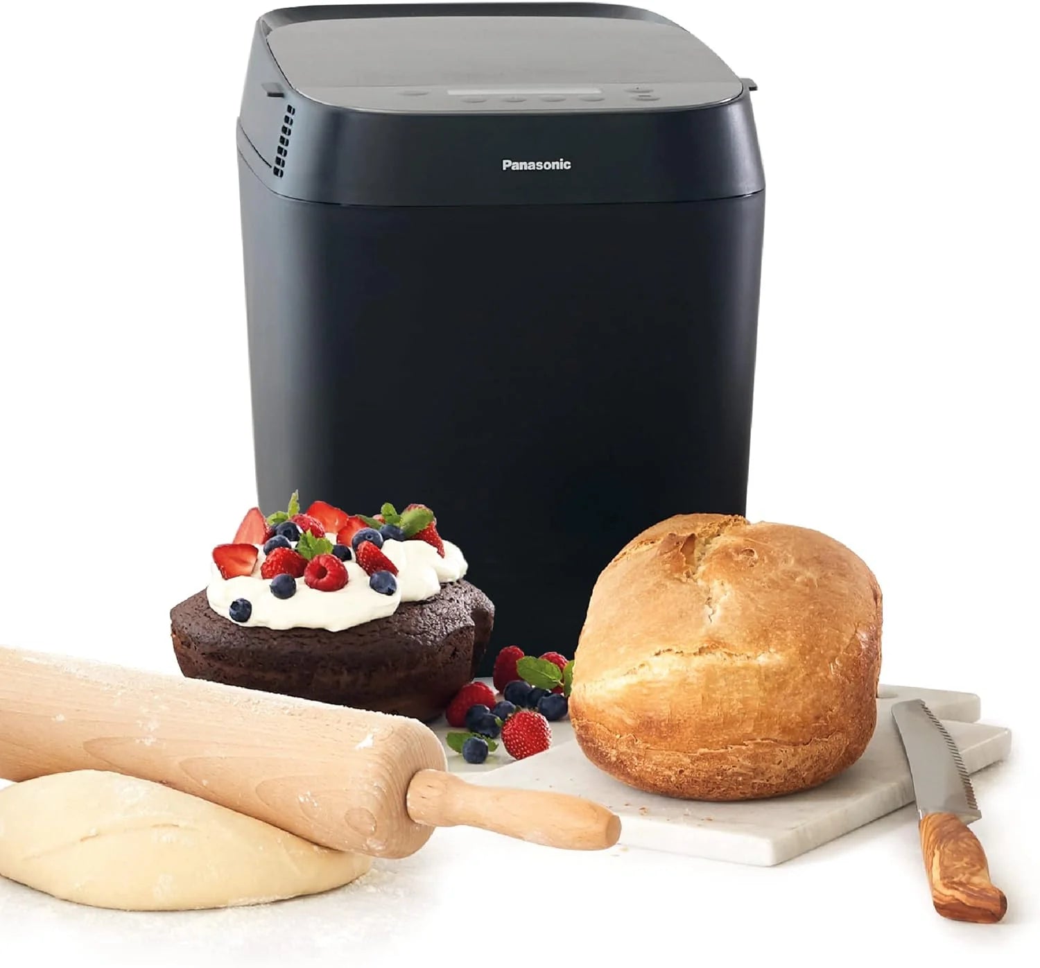 Panasonic SD-ZP2000WXE Crusty Brood Ambachtelijke Broodbakmachine(Zwart)
