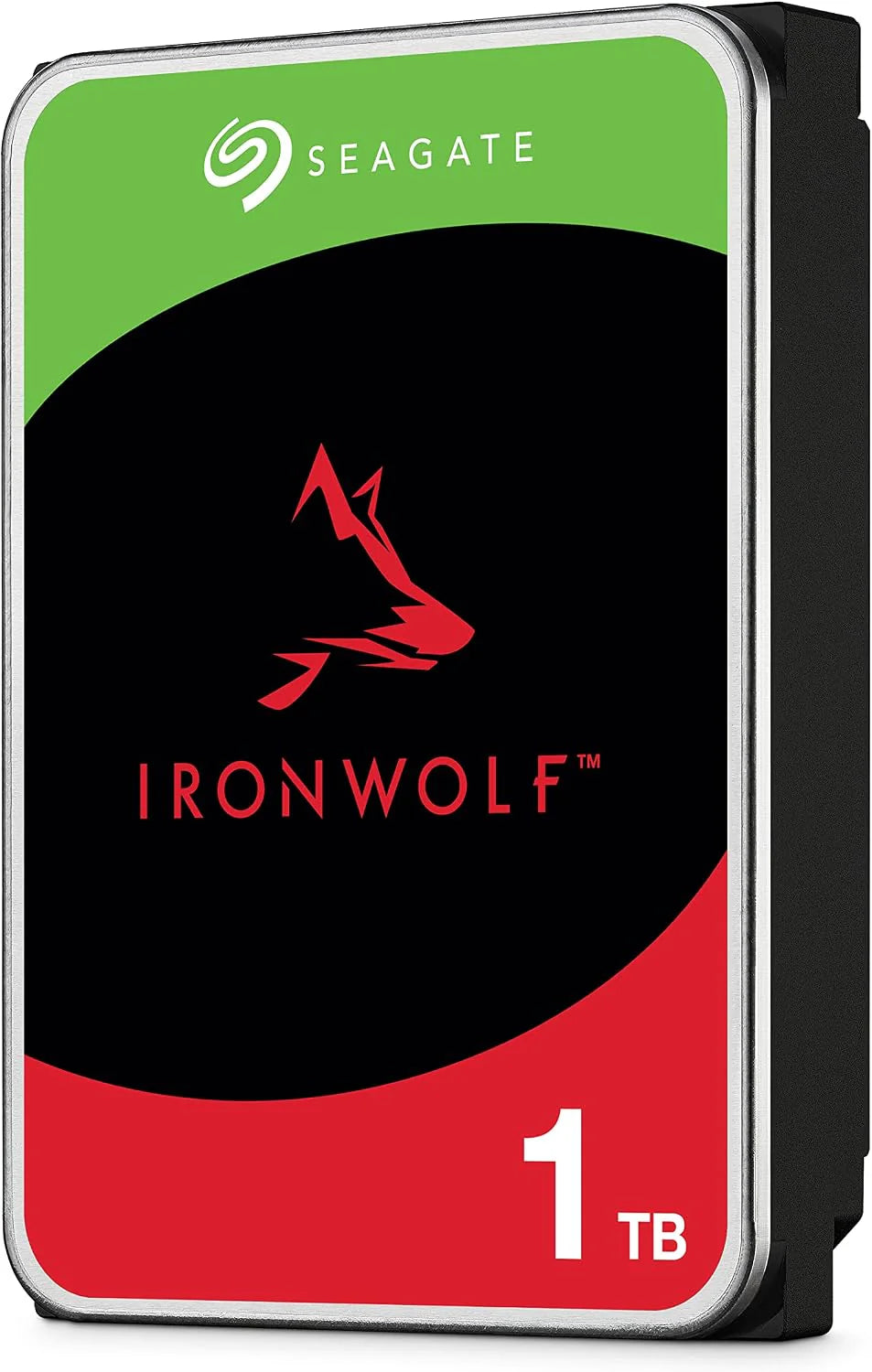 Seagate IronWolf, 14 TB, Interne Harde Schijf, NAS, 3,5", SATA 6 GB/s, 7200 RPM, 256 MB cache, voor NAS RAID, 3 jaar Rescue Services (ST14000VN0008)(IronWolf/1TB)