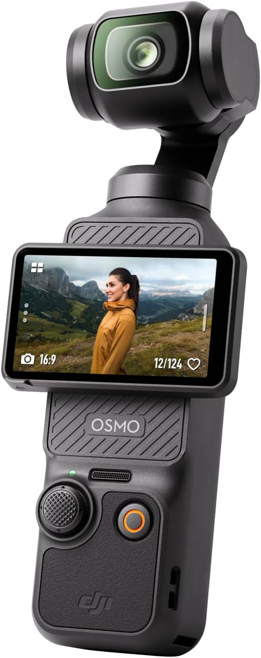 DJI Osmo Pocket 3 Combi-Creatie, vlog camera met 1-inch CMOS en 4K/120fps video, 3-assige stabilisatie, multifunctioneel, inclusief microfoon voor helder geluid, digital camera voor fotografie(DJI Pocket 3)