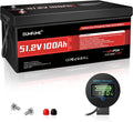 LiFePO4 Accu 48V 100Ah, BMS 200A, Capaciteit 5,12 kWh, 6000+ Cycli – 48V Lithium Batterij voor Golfkar, Camper, Zonne-energiestorage en Volledige Geïsoleerde Systemen