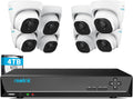 Reolink 16CH 4K PoE CCTV Camera Set, 8x 8MP Detectie van Personen/Voertuigen, Outdoor IP Beveiligingcamera’s met Snoer, H.265 NVR met 4TB HDD, Nachtzicht, Waterbestendig, 24/7 Opnames, RLK16-800D8