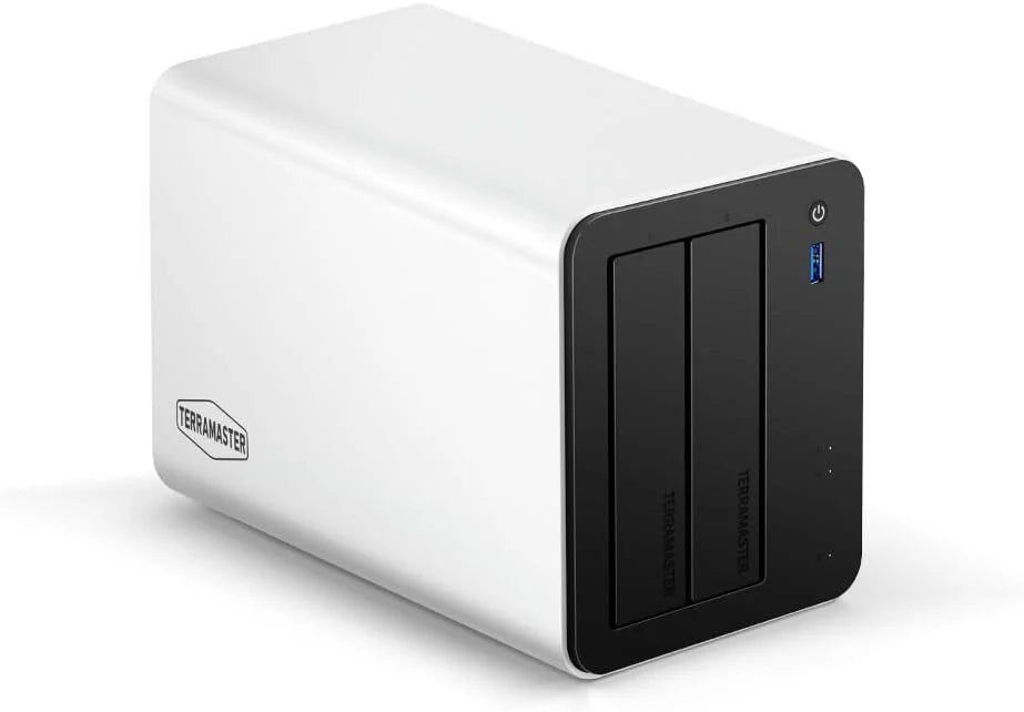 TERRAMASTER F4-425 Plus NAS-opslag – 4-bay Intel N150 Quad-Core CPU, 16 GB DDR5 RAM, 5GbE LAN x 2, M.2 Slot x 3, Netwerkopslag Network Attached Storage voor Teamwerk, Multimediaserver (schijfloos)(F2-425 Plus)