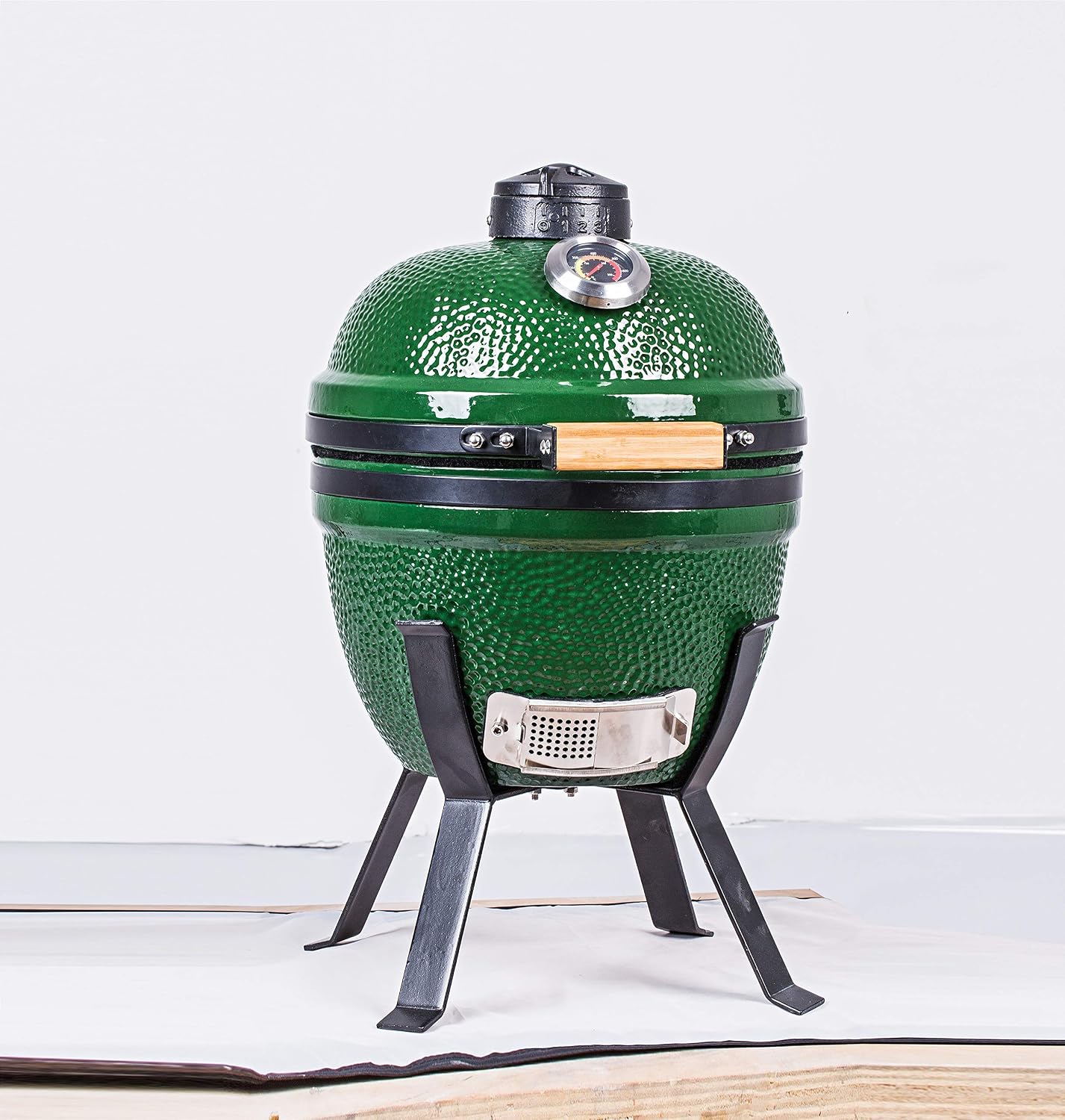 YNNI KAMADO TQ0014GR 14 "Green Limited Edition Kamado Oven BBQ Grill Ei met Stand TQ0014GR