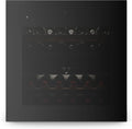 Klarstein Velaire wijnkoelkast 2 zones - 36 flessen, inbouw, 5-22 °C, touch, led, uv-bescherming, houten planken, 41 dB, wijnklimaatkast 2 zones(36 Flaschen/zwart)