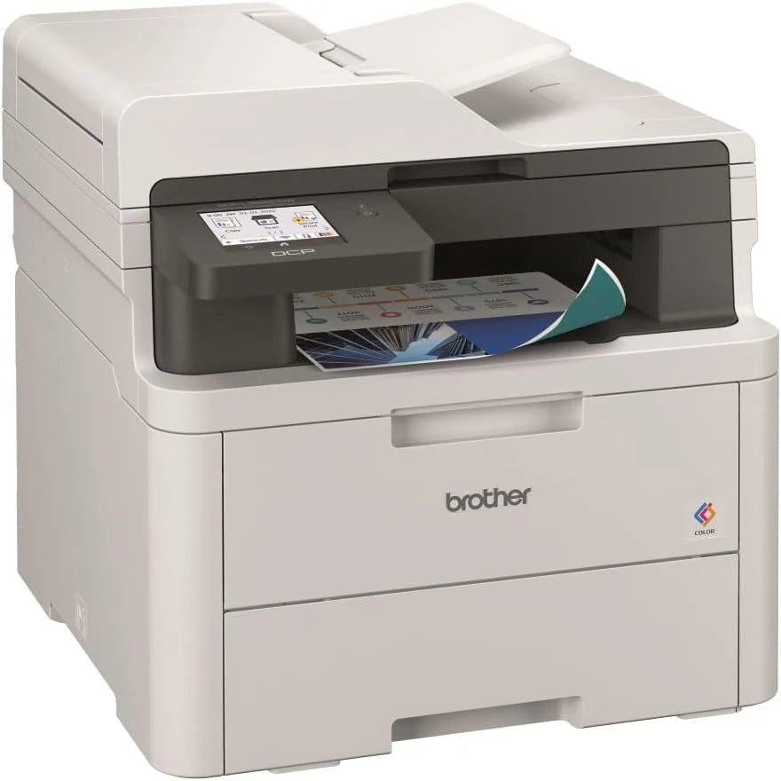 Brother DCP-L3560CDW – compact 3-in-1 kleuren-led-multifunctioneel apparaat met wifi/LAN, ADF en dubbelzijdig printen