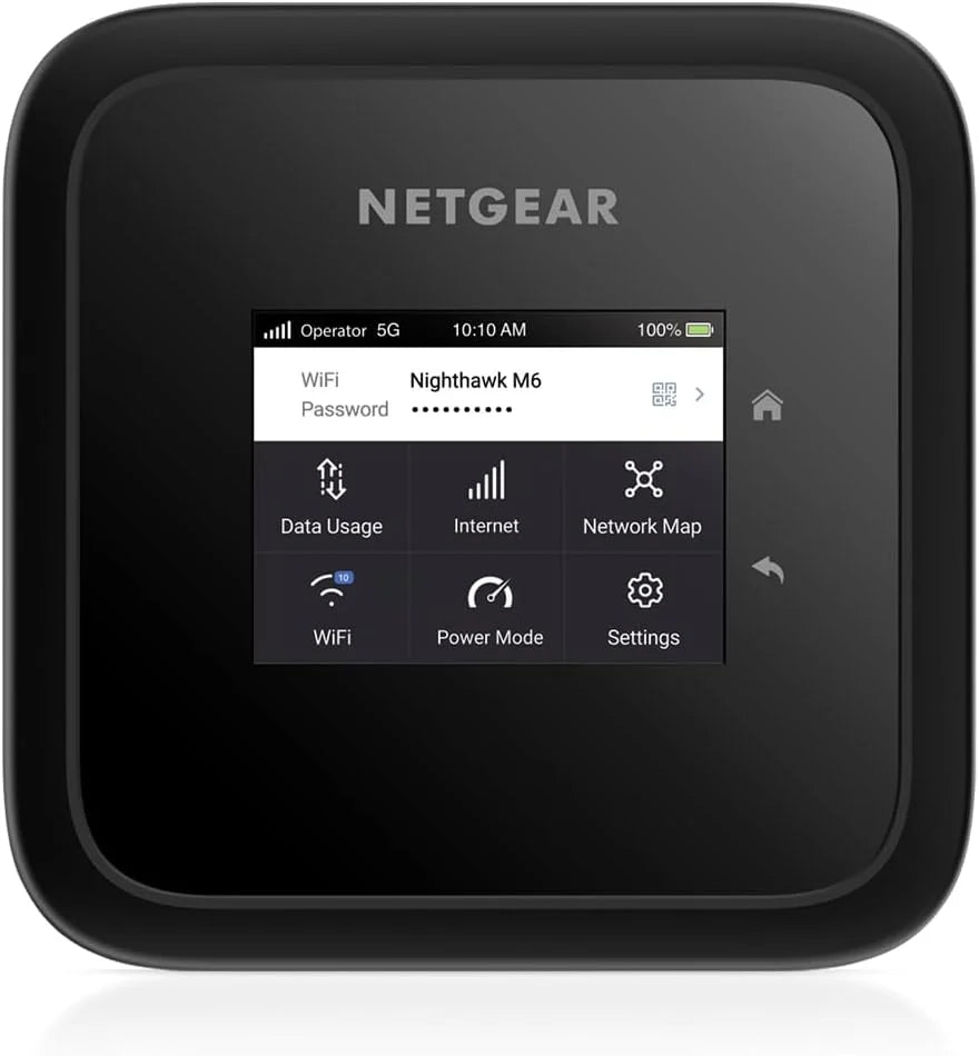NETGEAR Nighthawk M1 mobiele WLAN-router / 4G LTE-router MR1100 (downloadsnelheid tot 1 Gbps, hotspot voor maximaal 20 apparaten, overal Wi-Fi instellen, ingeschakeld voor elke simkaart)(MR6150 (5G WiFi 6)/Router)