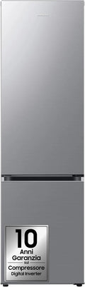 SAMSUNG Combi-koelkast RB38C600CS9_EF klasse C No Frost 1,78 x 59,5 x 65,8, gratis installatie, roestvrij staal