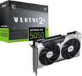 MSI GeForce RTX 5050 8G GAMING OC grafische kaart - RTX 5050 GPU, 8 GB GDDR6 (20 Gbps/128-bit), PCIe 5.0 - TWIN FROZR 10 (2 x STORMFORCE FAN) - HDMI 2.1b, DisplayPort 2.1b(GeForce RTX 5050 8G VENTUS 2X OC)